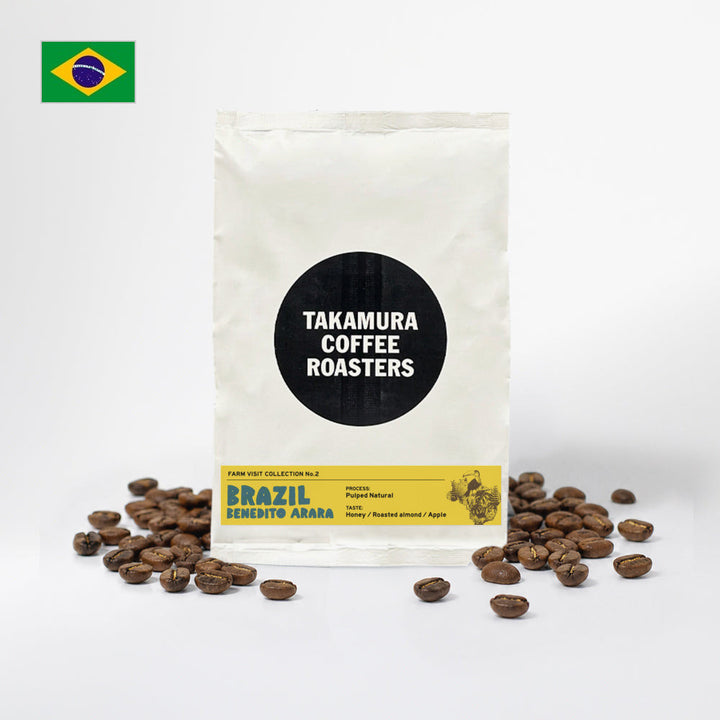 ● 送料無料 コーヒー豆 スペシャルティコーヒー 中浅煎り ブラジル ベネディト アララ Brazil Benedito Arara 250g / 500g / 1kg 豆のまま 3種から選べる コーヒー 珈琲 スペシャリティコーヒー [C] TCR